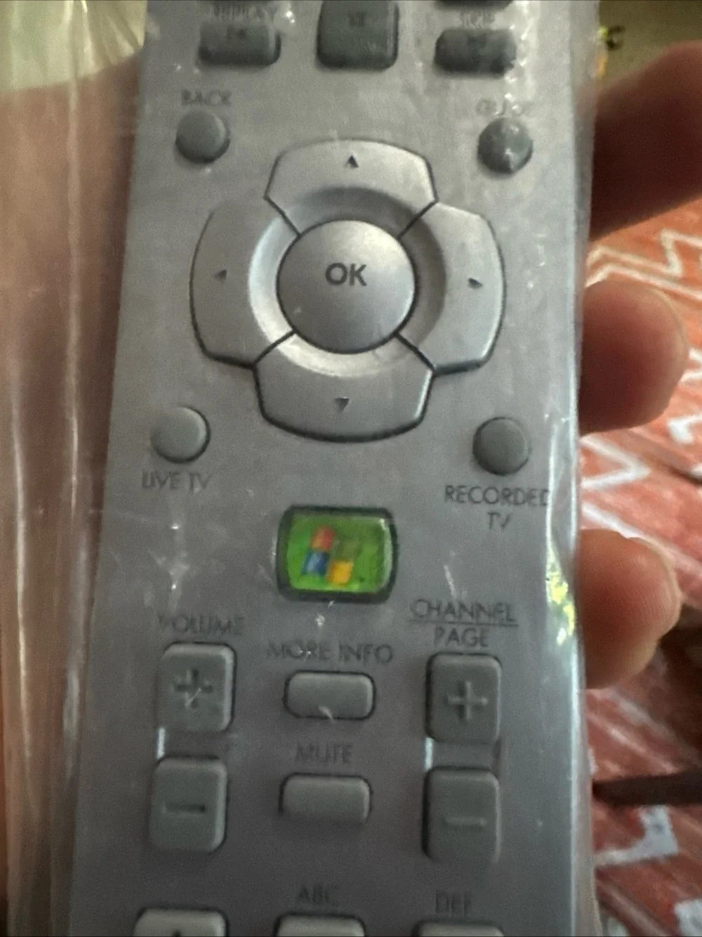 BRAND NEW HP MEDIA CENTER REMOTE CONTROL RC1314401 RC6 OEM GENUINE SILVER